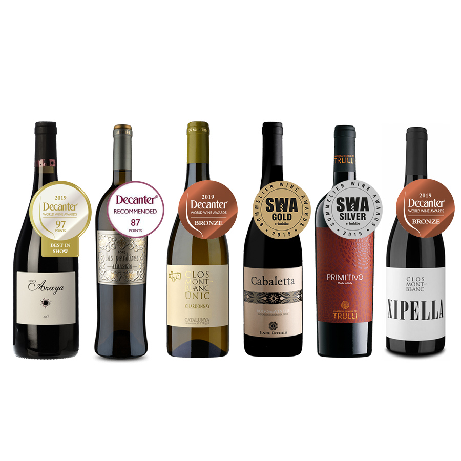 Award Winners Case of 6 Wines